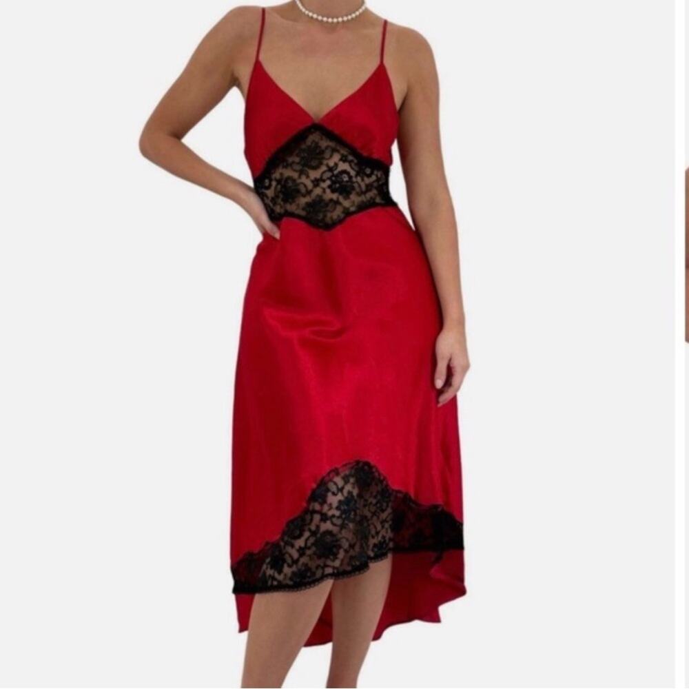 Victoria's Secret Gold Label Vintage Lace Slip Dress Size Small